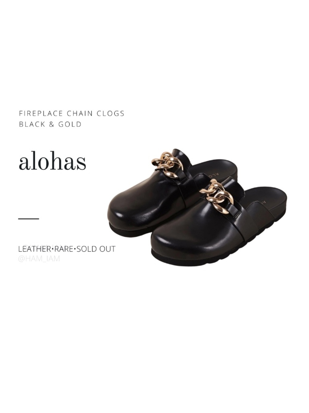 Alohas Fireplace Chain Clogs